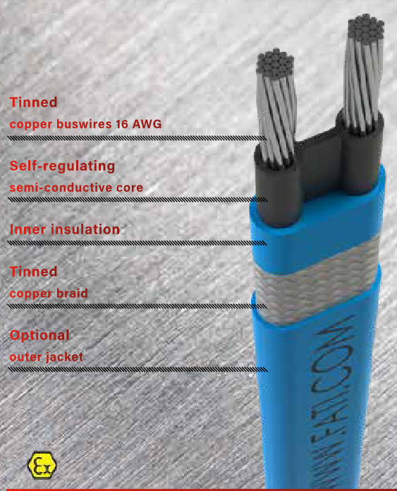 Phân tích ưu điểm dây gia nhiệt công suất không đổi F.A.T.I FCTR. Giải pháp tiết kiệm chi phí lắp đặt, vận hành ổn định cho đường ống công nghiệp. Hàng chính hãng Ý, chuẩn ATEX.